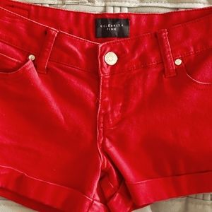 Celebrity Pink Red Short Shorts